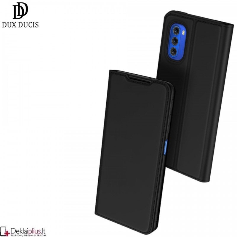 Dux Ducis Skin Pro dirbtinės odos dėklas - juodas (Motorola Moto G51) Dux Ducis Skin Pro dirbtinės odos dėklas - juodas (Motorola Moto G51)